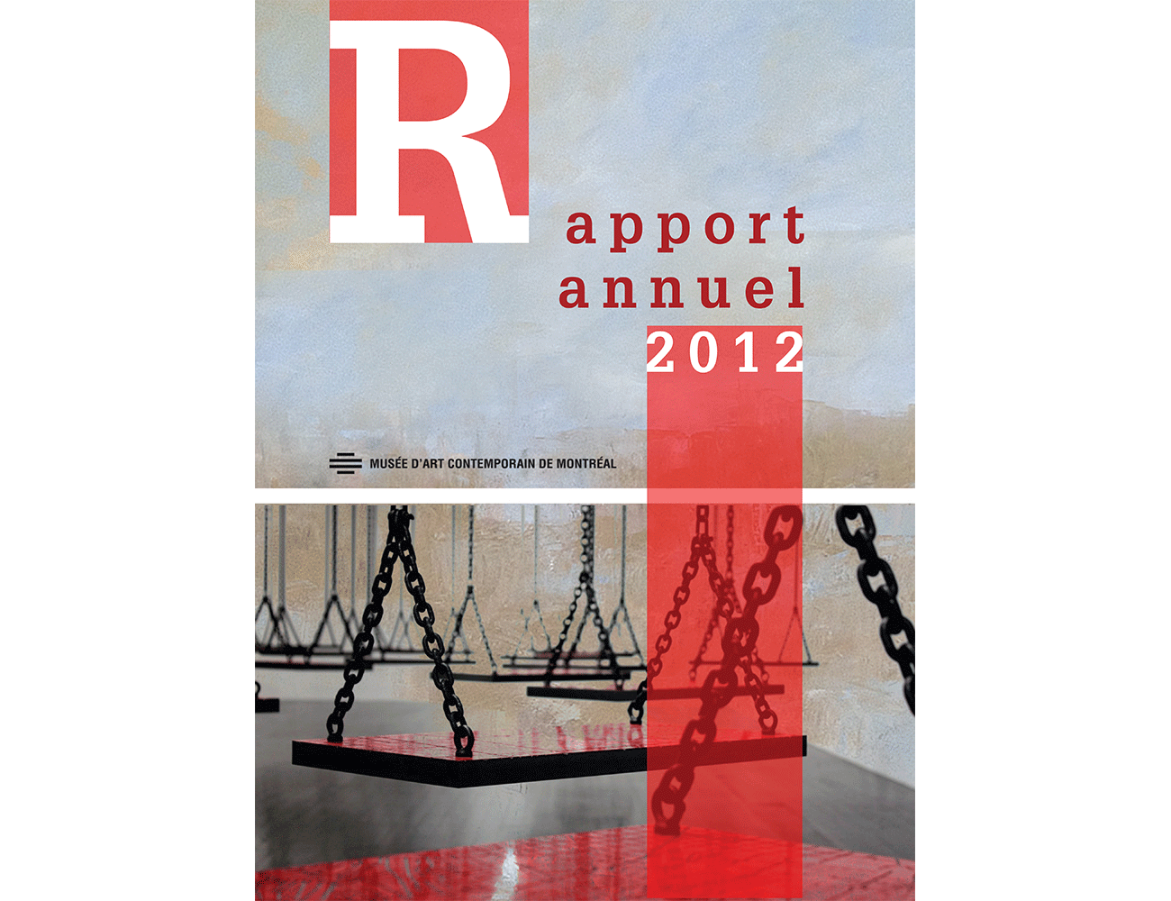 Couverture du rapport annuel du Musée d'art contemporain de Montréal