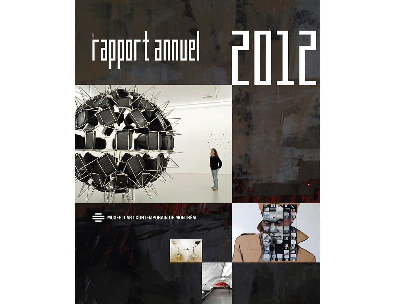 Couverture du rapport annuel du Musée d'art contemporain de Montréal