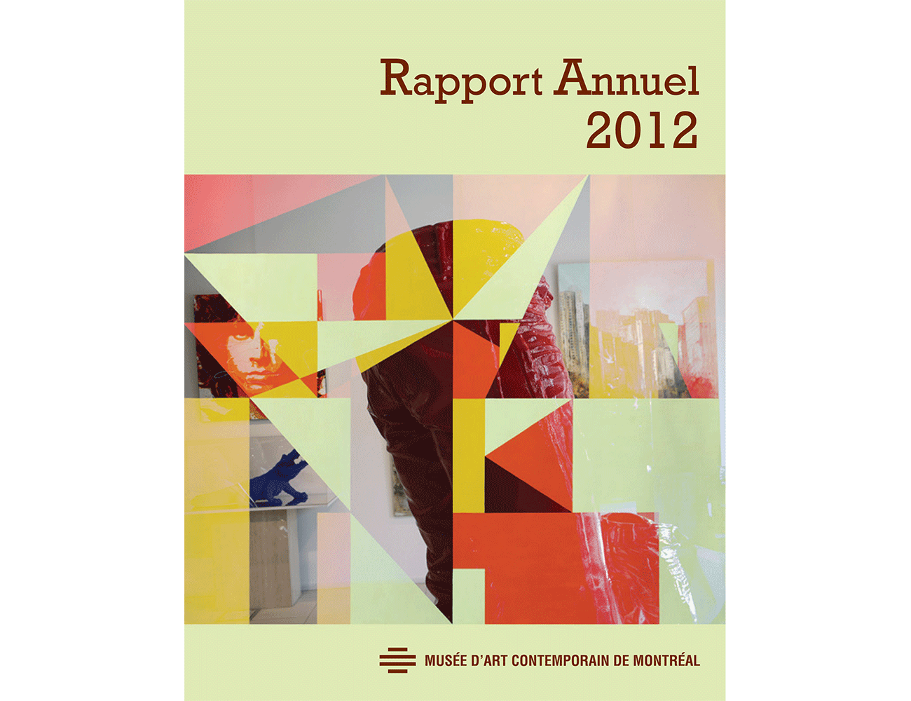 Couverture du rapport annuel du Musée d'art contemporain de Montréal